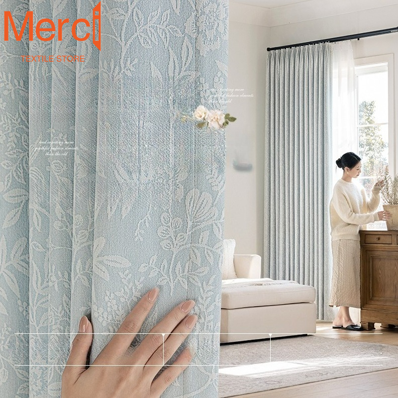 Home Office Rate - Curtain Blackout Double-sided Chenille Embossed Jacquard