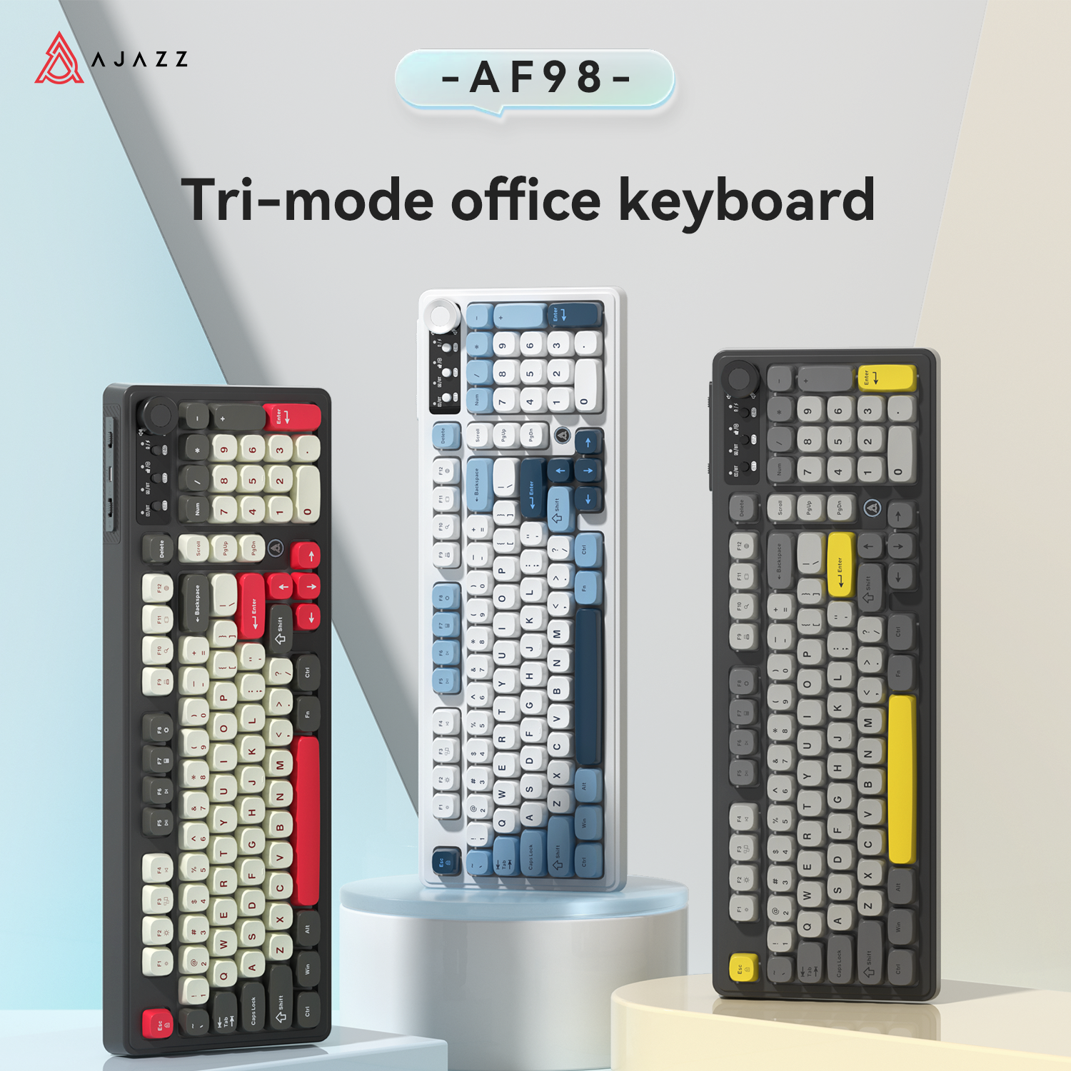 English Home Office - AJAZZ AF98 Wireless\Wired-Film Keyboard Film Keyboard