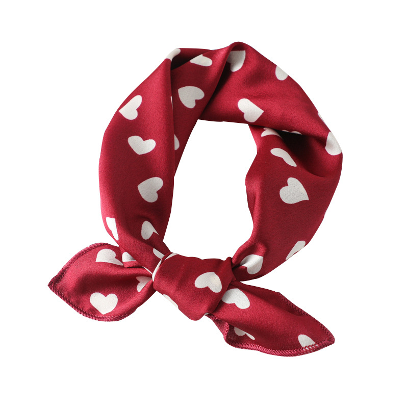 Home Office Head - Women scarf 50*50cm Square Skinny Retro