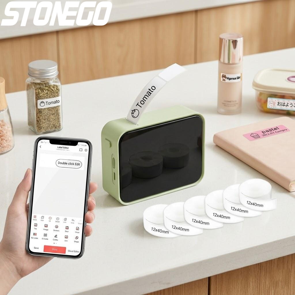 Home Office Printer - Portable Wireless Label Printer Home School