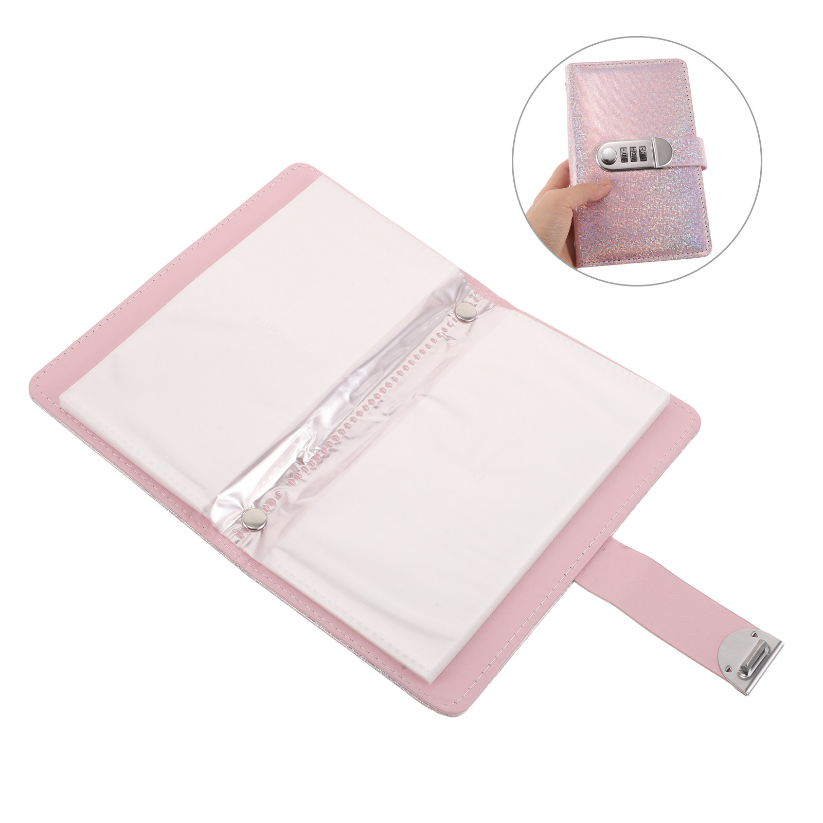 Home Office Budget - Password Lock Cash Saving Book Sparkling