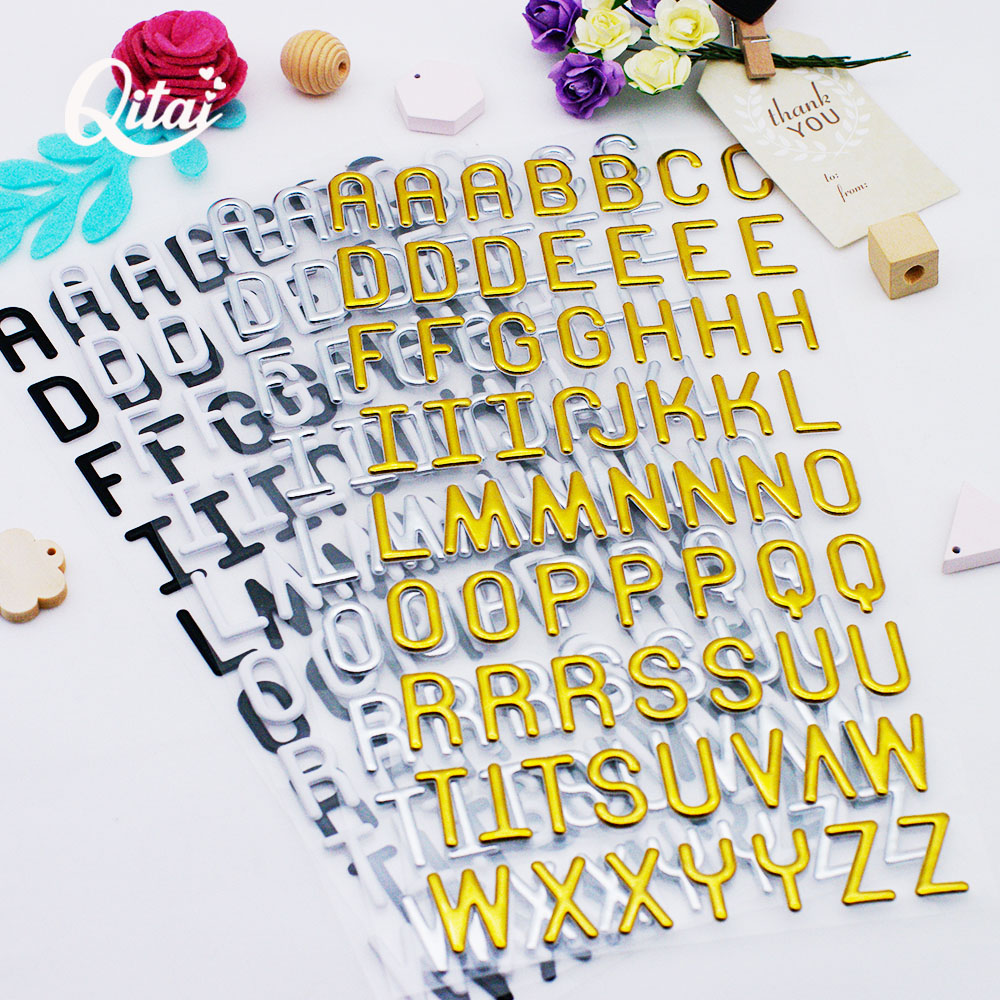 Home Office Quotes - Alphabet Letter Numbers Puffy Sticker QITAI
