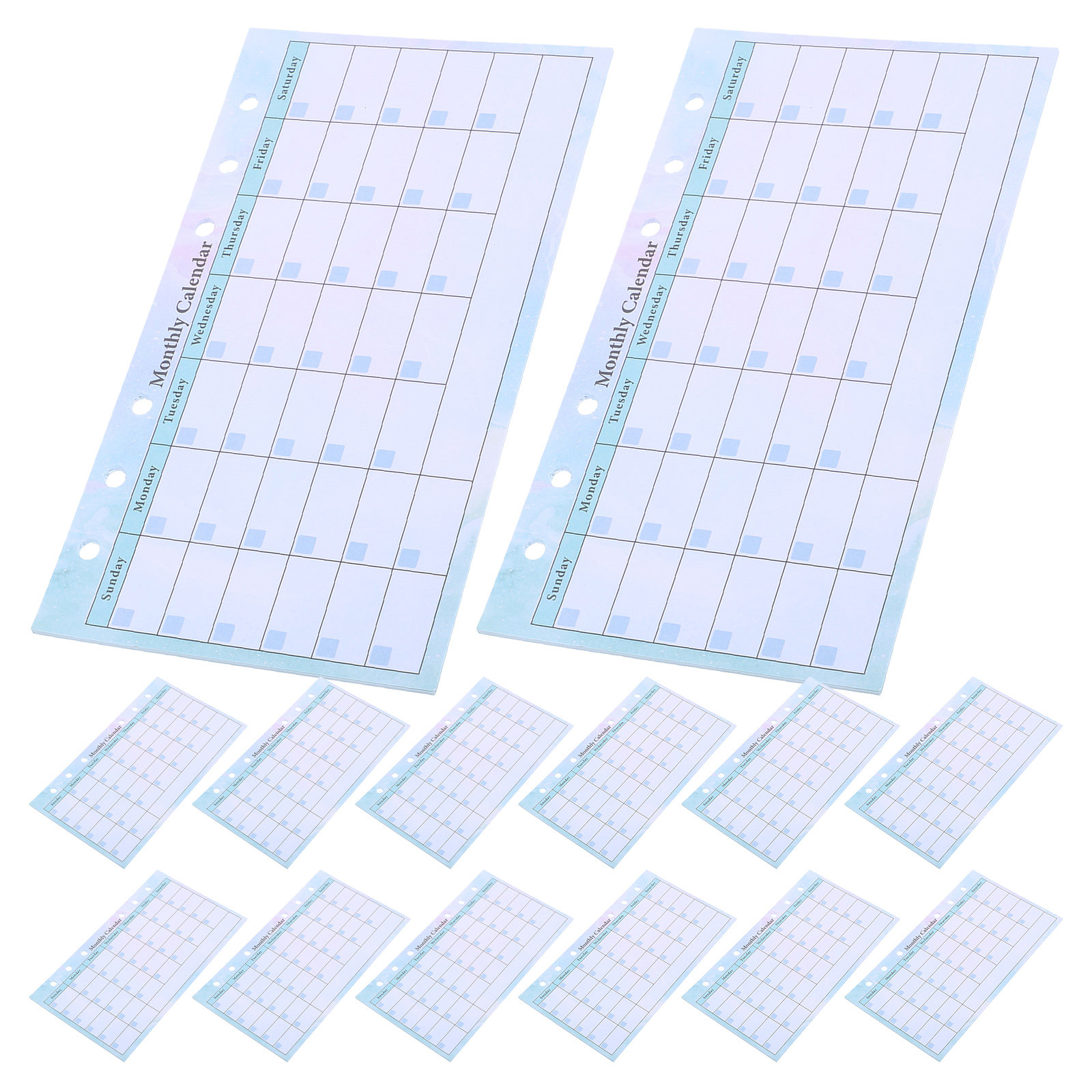 Home Office Budget - 10 Books A6 Monthly Planner Refill