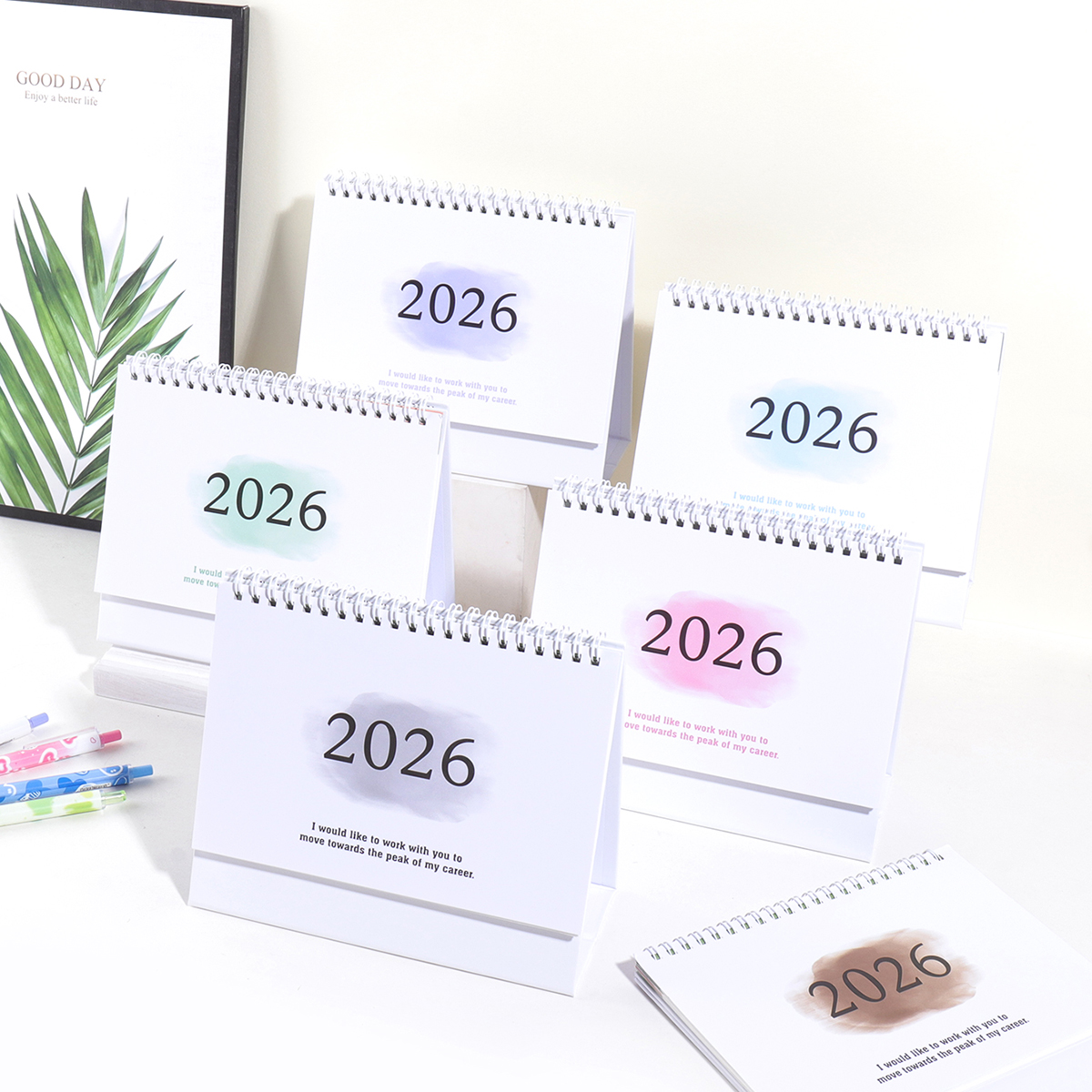 Home Office Holidays 2026 - 1 pc New 2026 Monthly Desktop