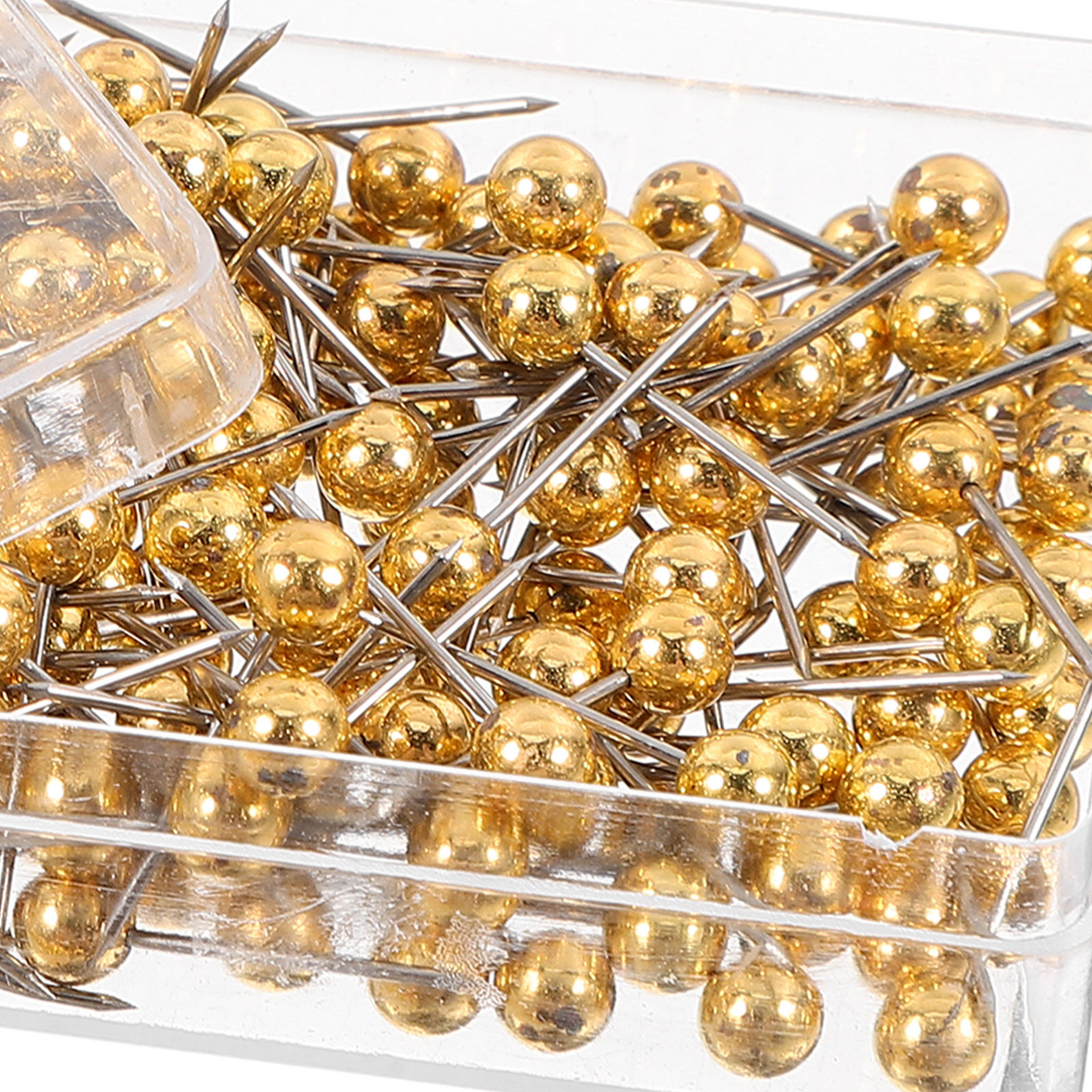 200Pcs Gold Decorative Push Pi - Home Office Head avaliação e preço