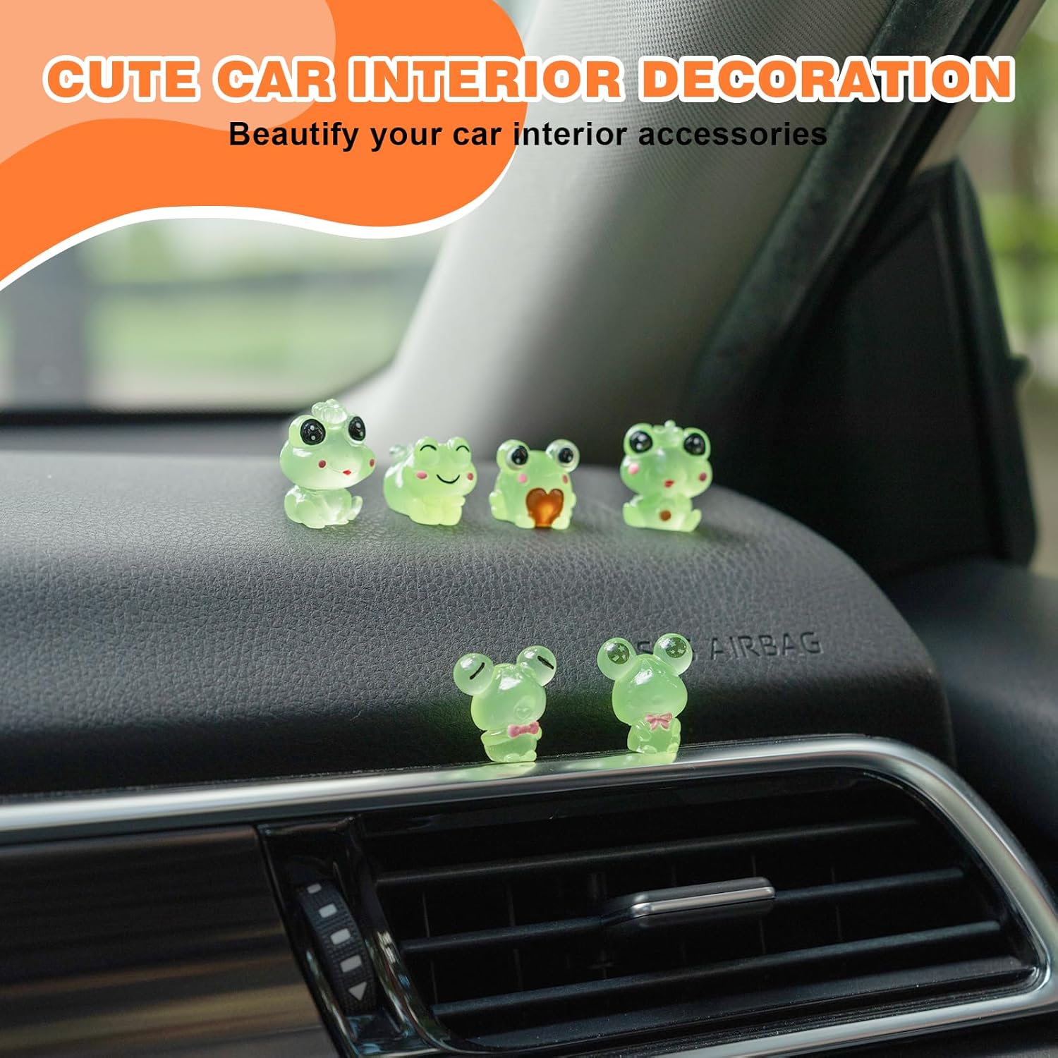 6PCS Fun Luminous Frog Car Das - Home Office With View avaliação e preço