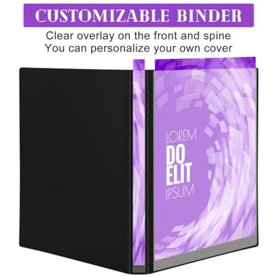 24 Pcs 3 Ring Plastic Binders  - Home Office With View avaliação e preço