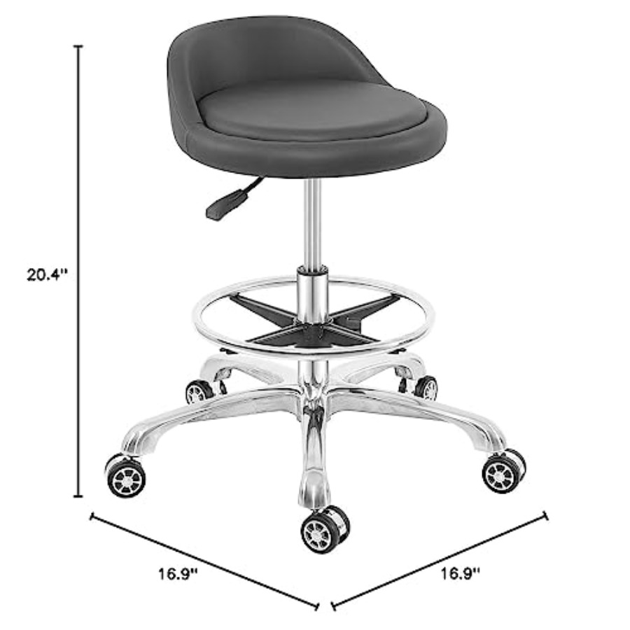 Rolling Stool Adjustable Draft - Home Office Free avaliação e preço