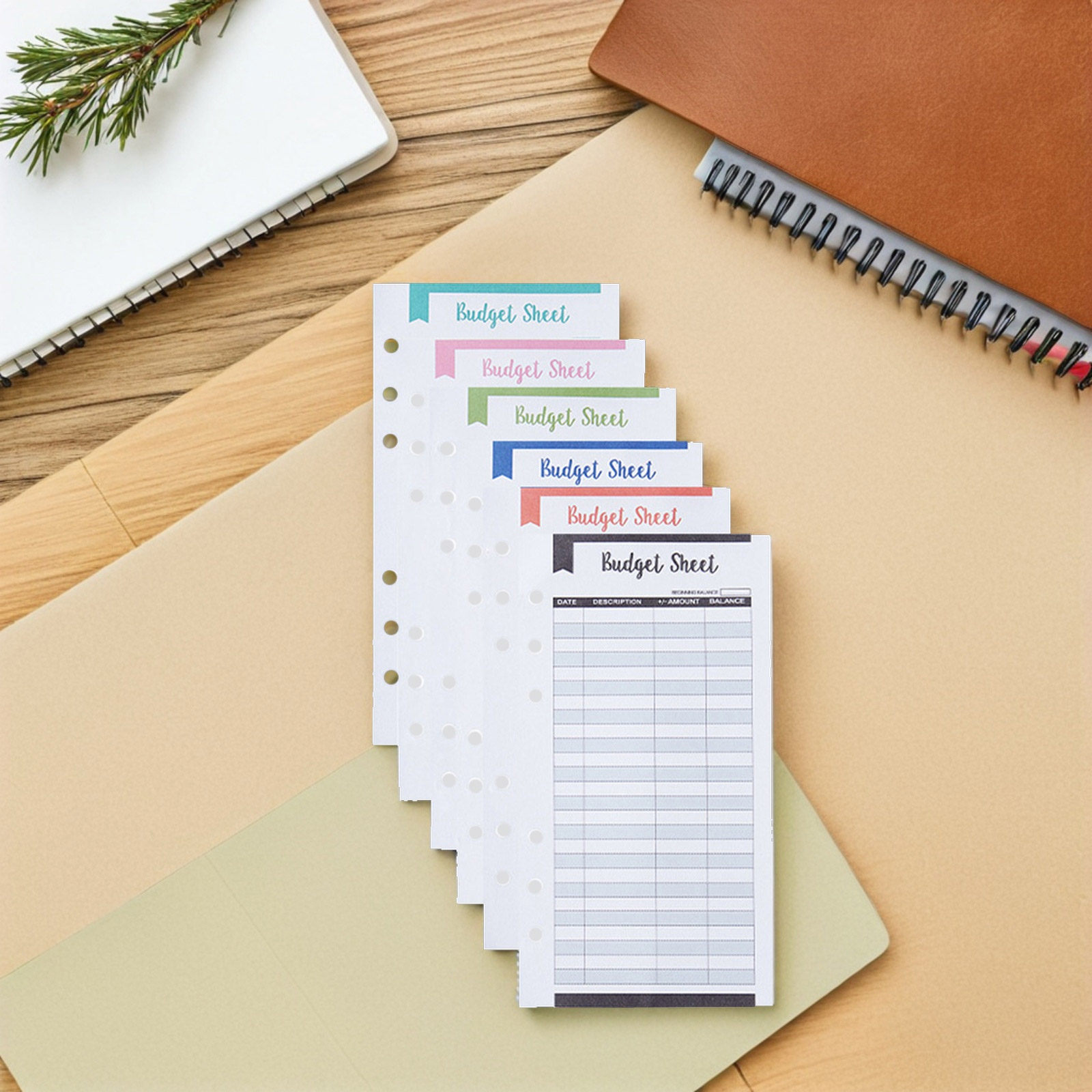 24Pcs Budget Planner Cards Cre - Home Office Budget avaliação e preço