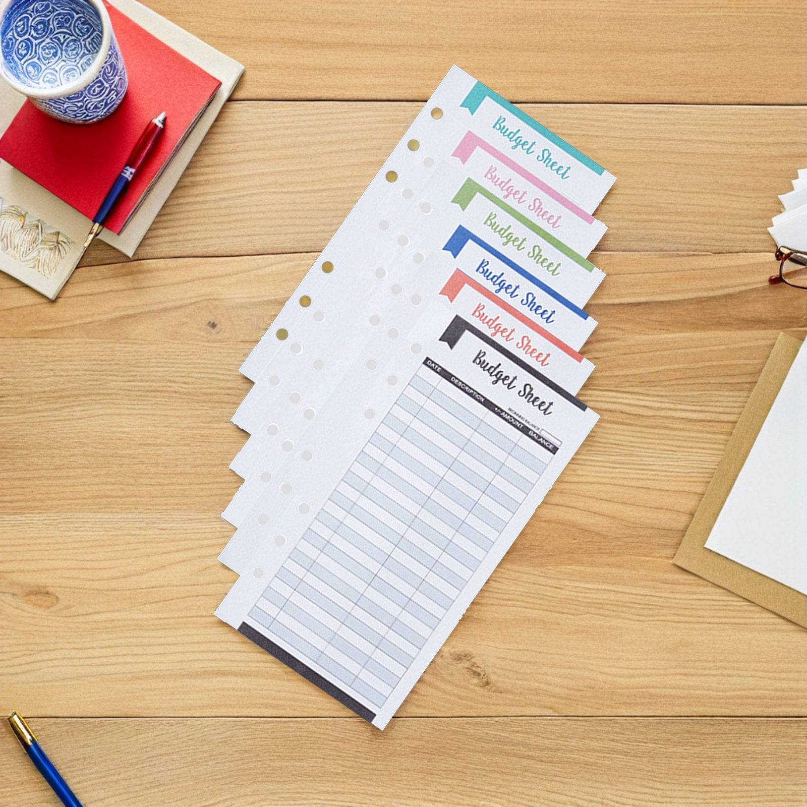 24Pcs Budget Planner Cards Cre - Home Office Budget avaliação e preço