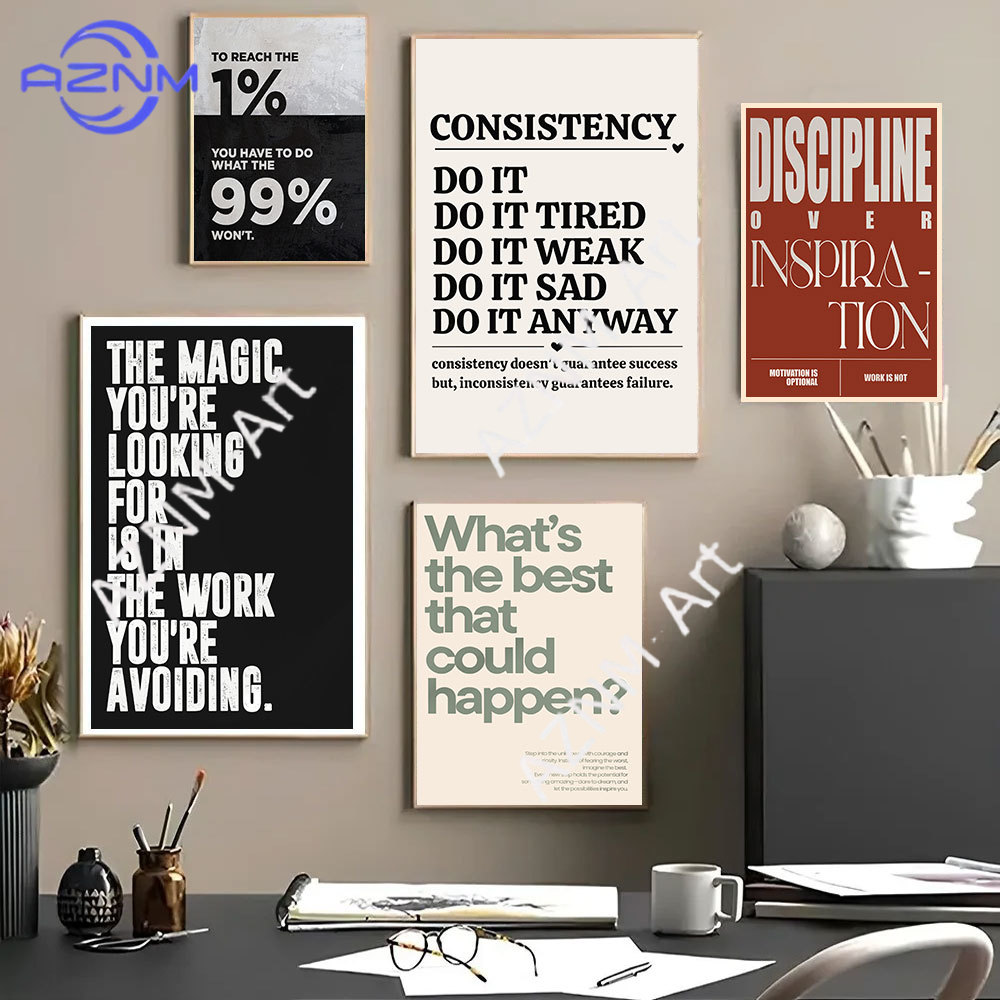 Minimalist Motivational Quotes - Home Office Quotes avaliação e preço