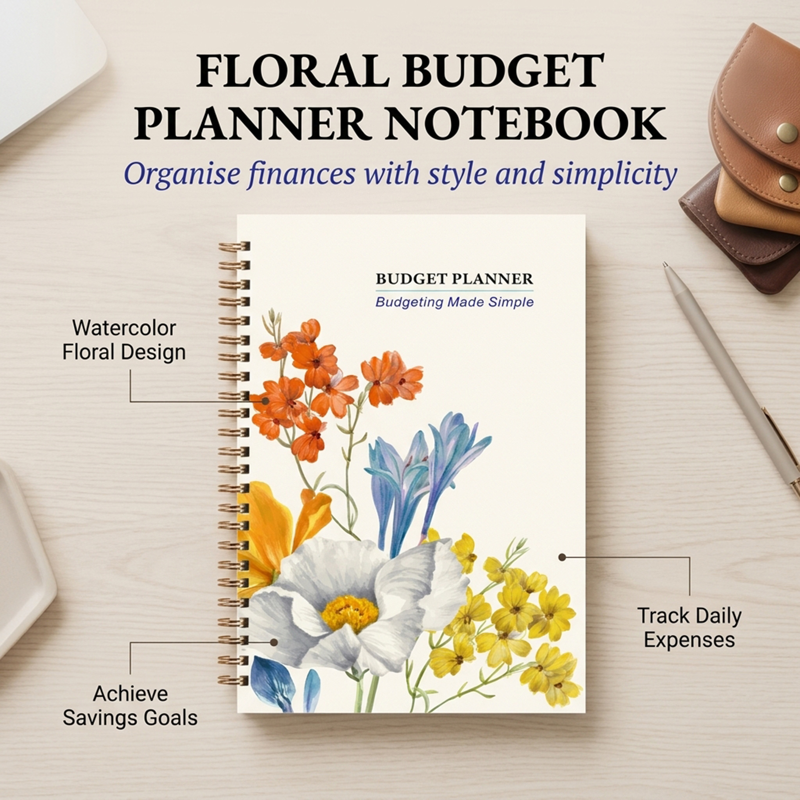 Budget-Planner Finance Noteboo - Home Office Budget avaliação e preço