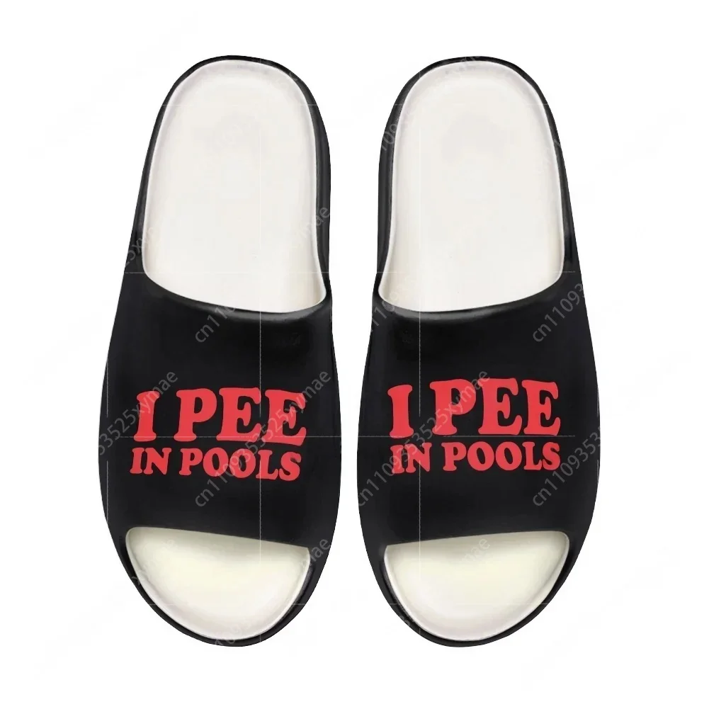 I Pee in Pools Soft Sole Sllip - Home Office Form avaliação e preço