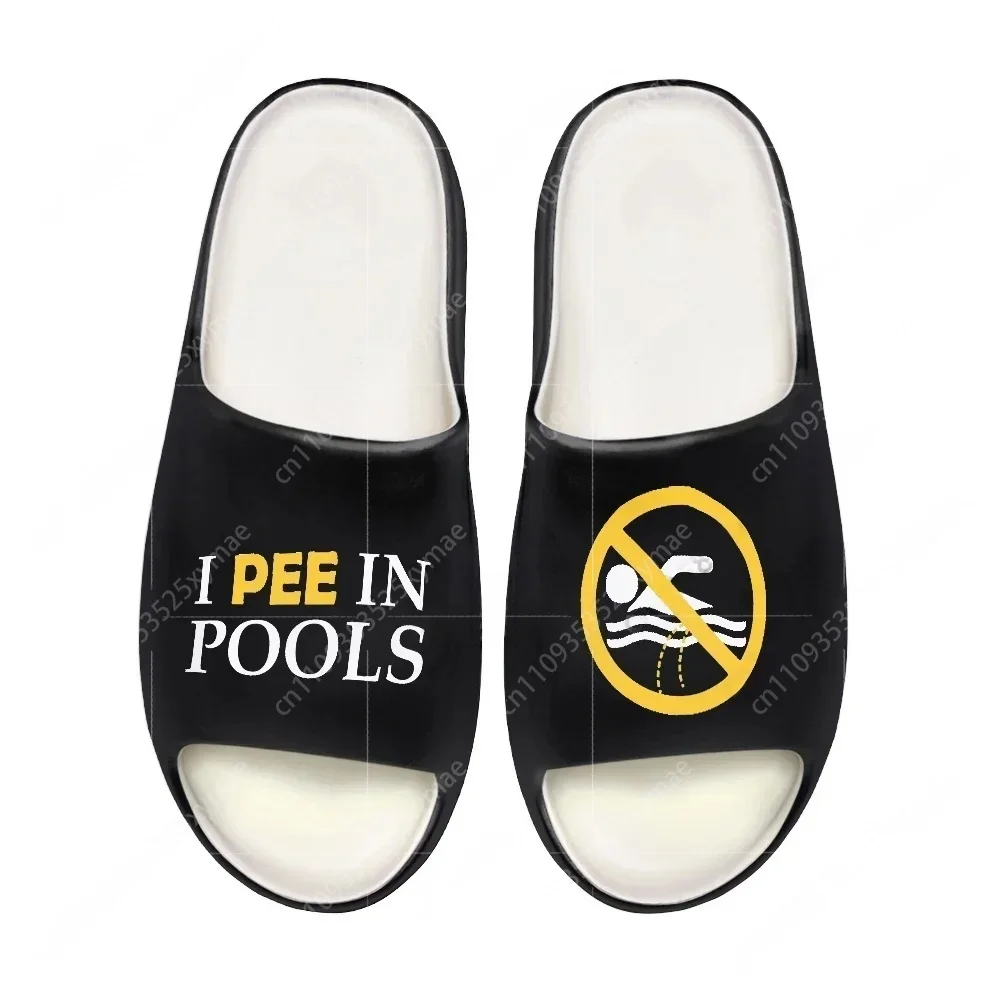 I Pee in Pools Soft Sole Sllip - Home Office Form avaliação e preço