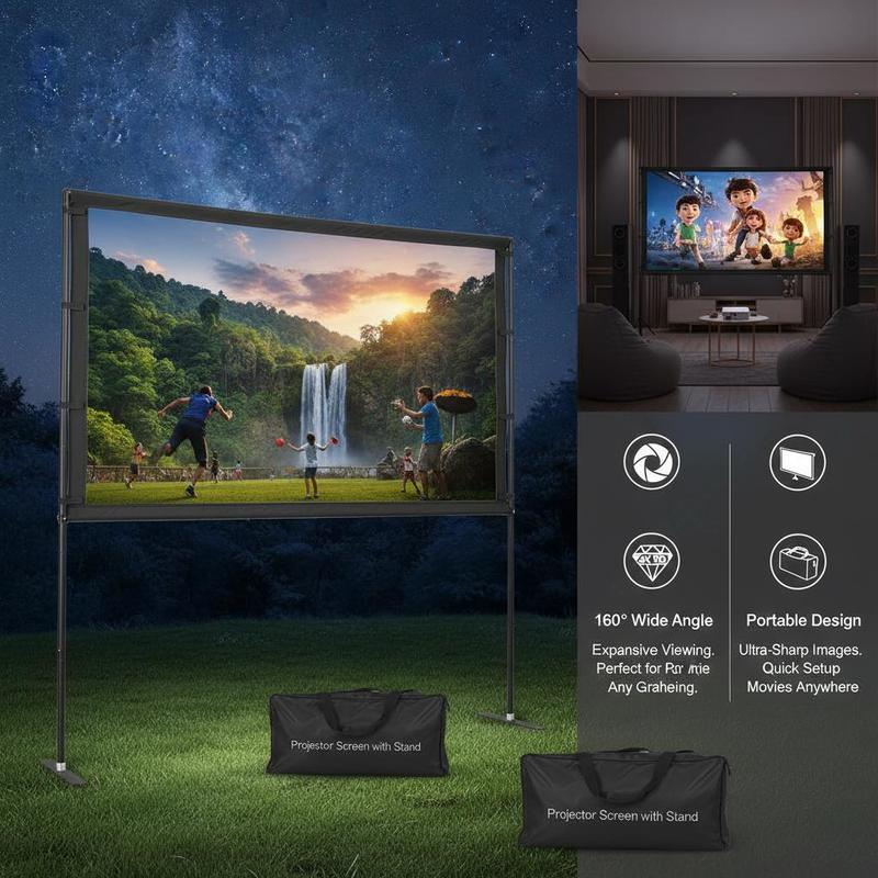 Portable Movie Display 80 Inch - Home Office With View avaliação e preço