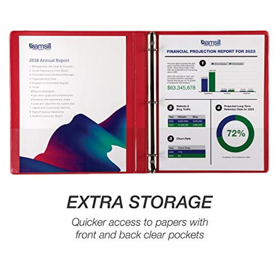 0.5 Inch 3 Ring Binders Econom - Home Office With View avaliação e preço