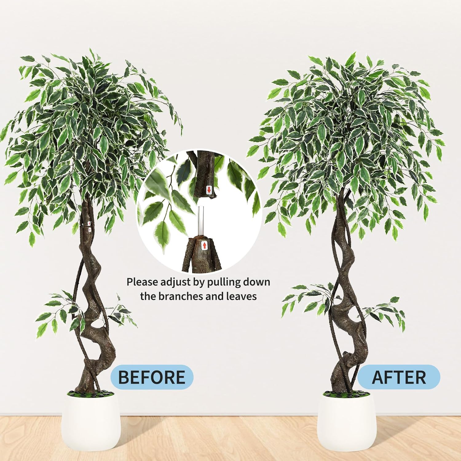 Artificial Ficus Tree Indoor O - Home Office Depot avaliação e preço