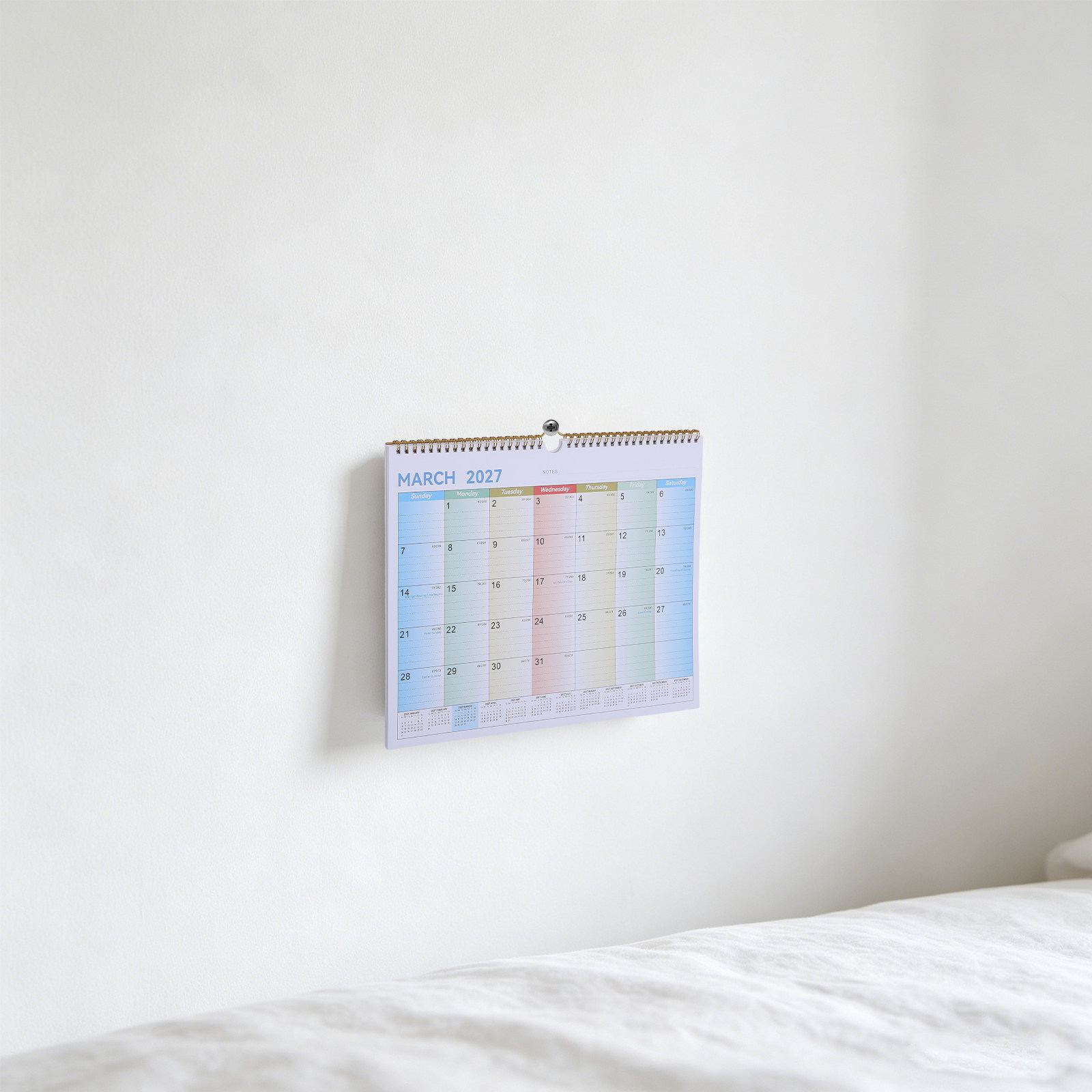 Large Wall Calendar 2026-2027  - English Home Office avaliação e preço