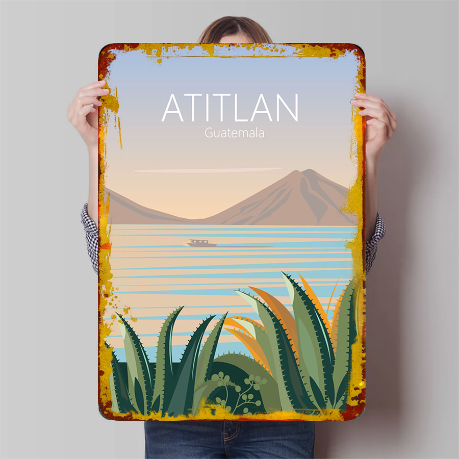 Vintage Atitlan Lake Guatemala - Home Office Guatemala avaliação e preço
