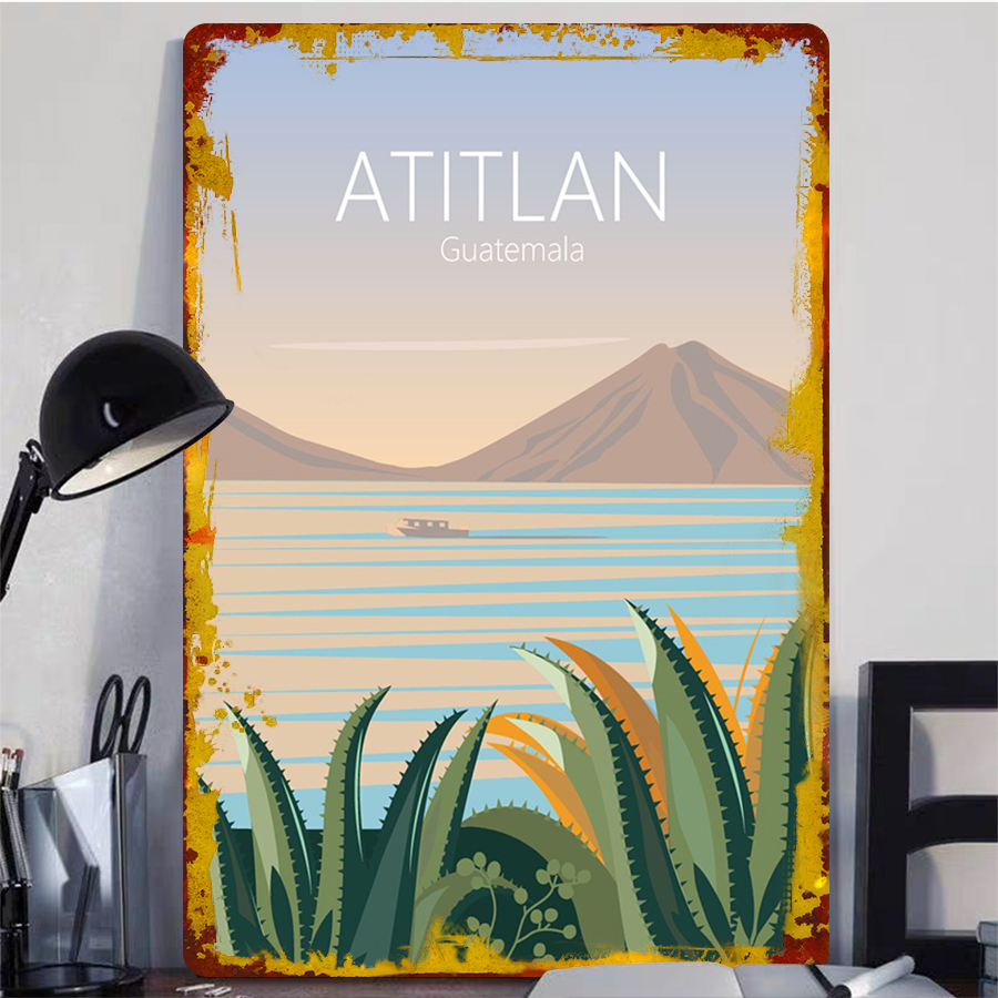 Vintage Atitlan Lake Guatemala - Home Office Guatemala avaliação e preço