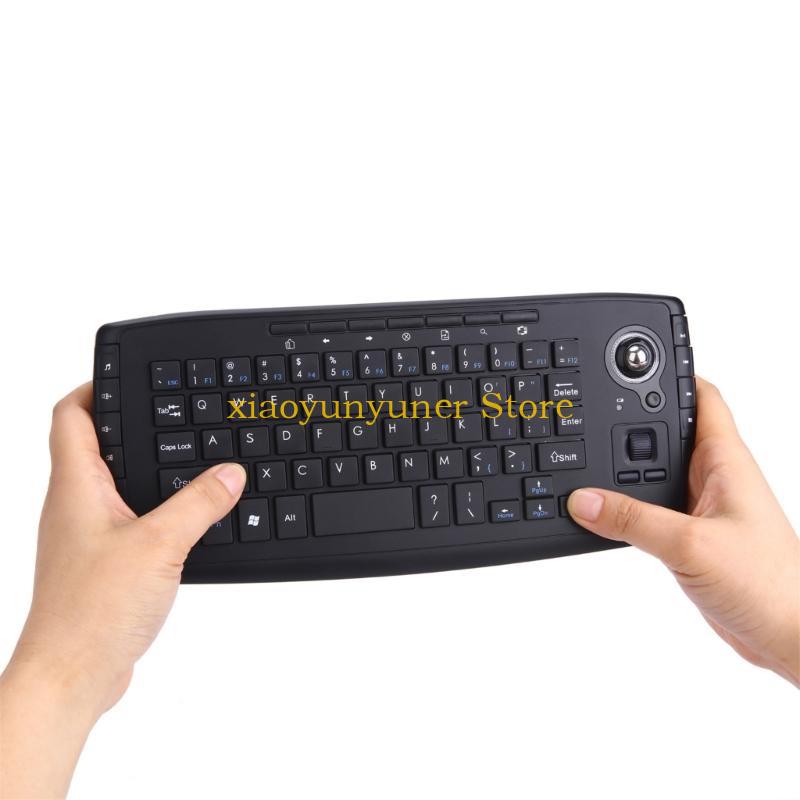 Trackball Wireless 2.4G Keyboa - English Home Office avaliação e preço