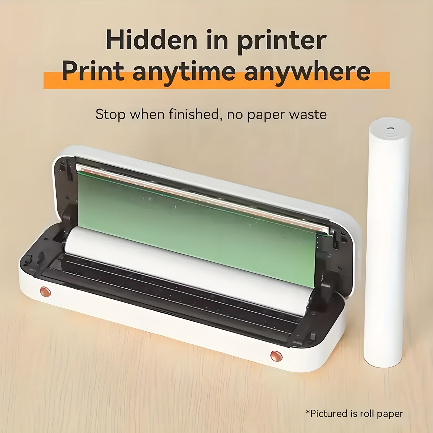 4/8 Rolls A4 Quick-Dry Thermal - Home Office Printer avaliação e preço