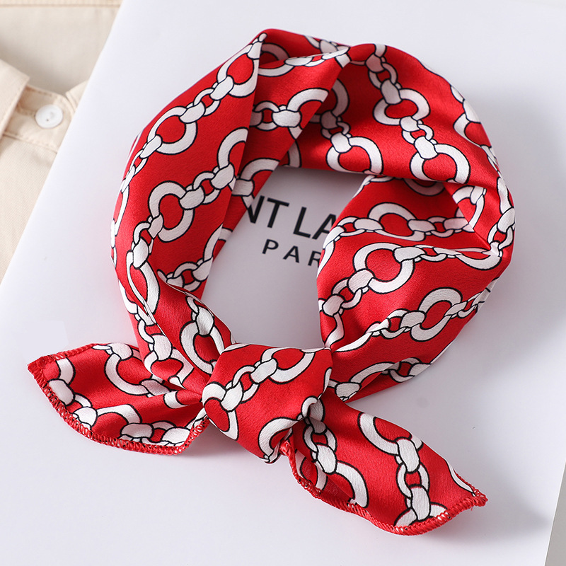 Women scarf  50*50cm Square Sk - Home Office Head avaliação e preço
