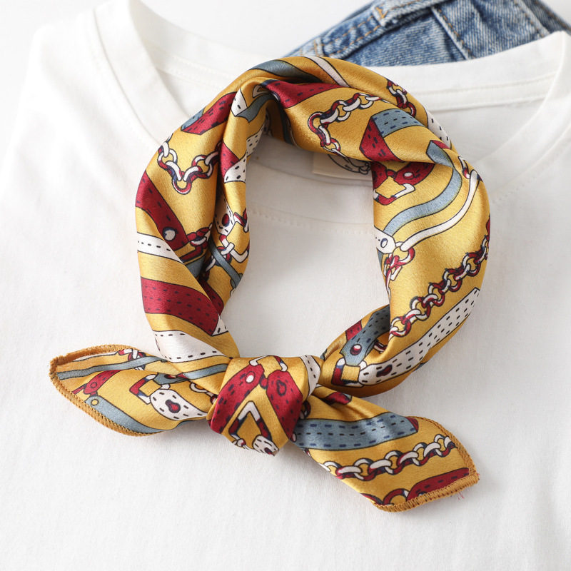 Women scarf  50*50cm Square Sk - Home Office Head avaliação e preço