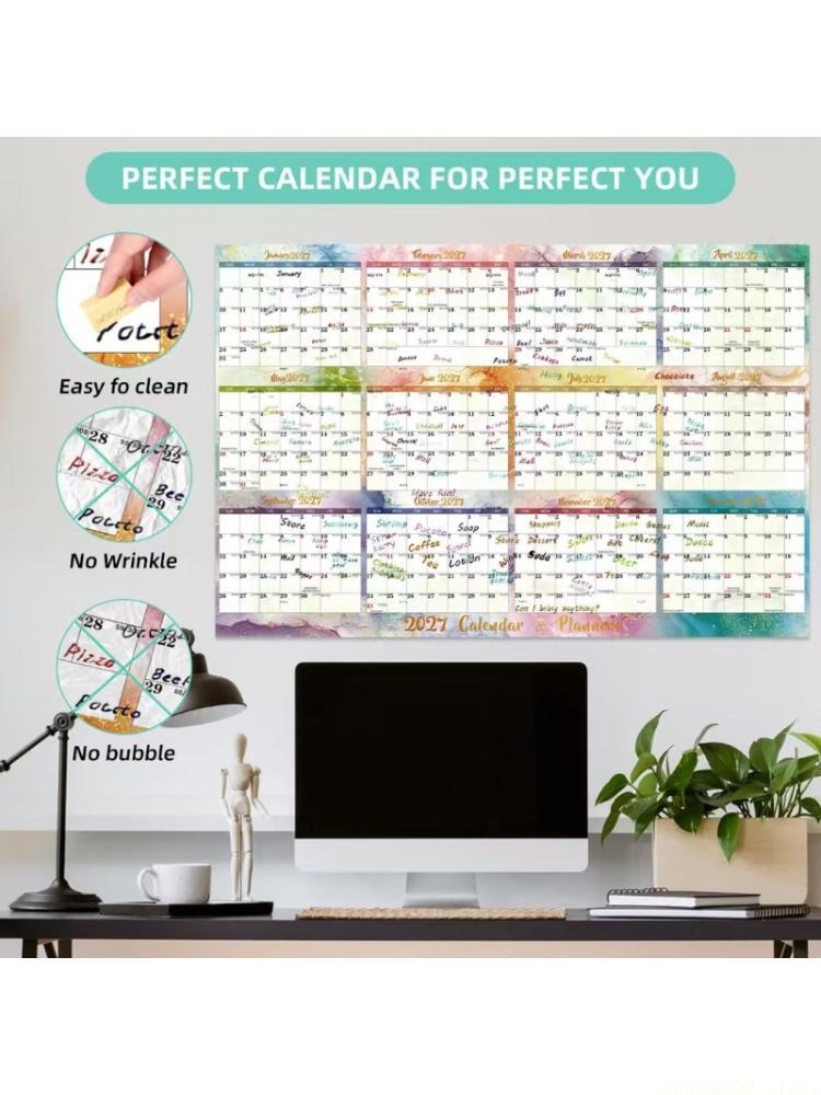 2026 Double Sided Erasable Cal - Home Office With View avaliação e preço