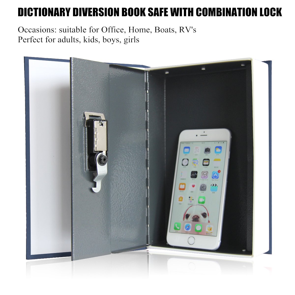 Book Safe with Combination Loc - Home Office Form avaliação e preço