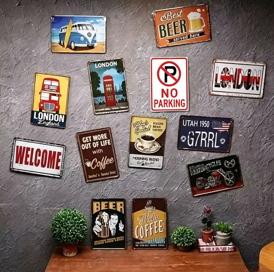 Retro Metal Tin Sign If You Do - Home Office Questions avaliação e preço