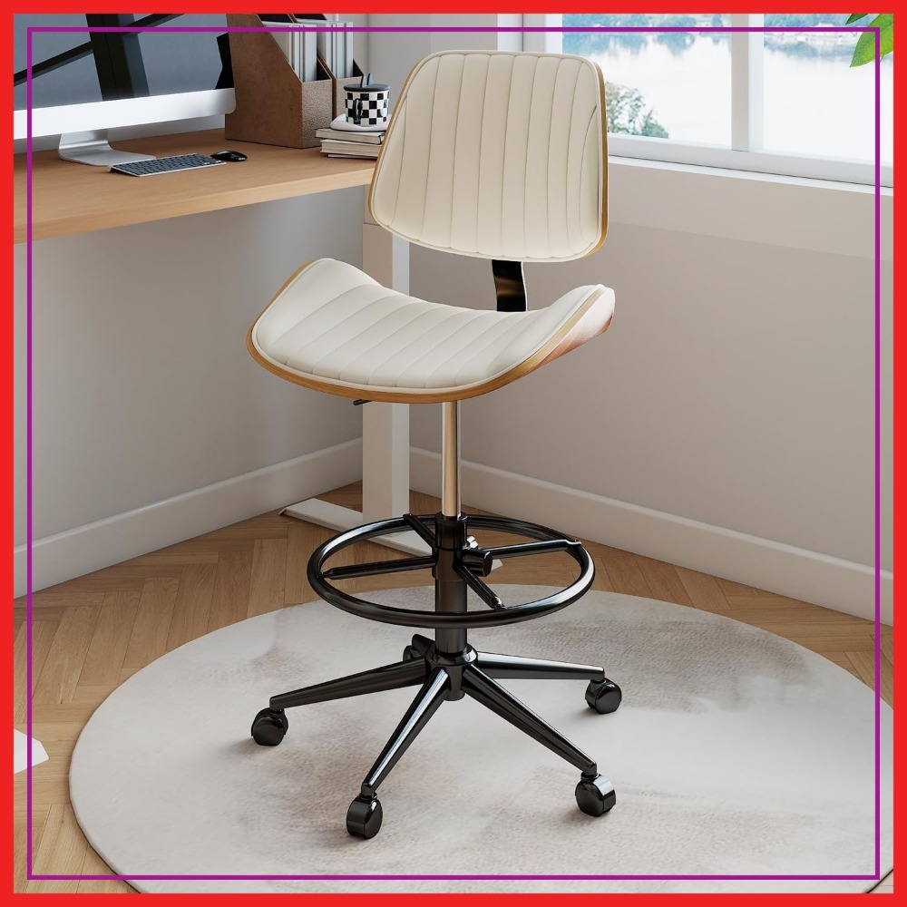 Ergonomic Drafting Chair with  - Home Office Free avaliação e preço