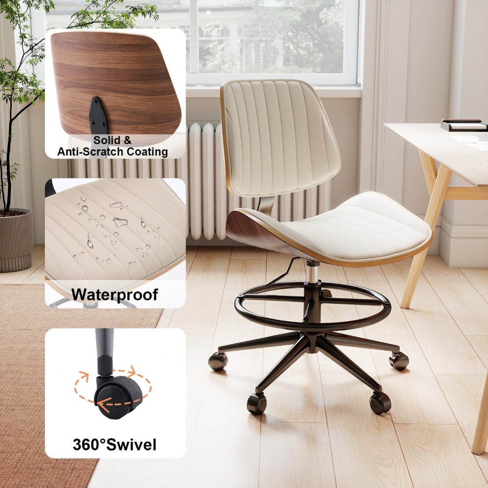 Ergonomic Drafting Chair with  - Home Office Free avaliação e preço