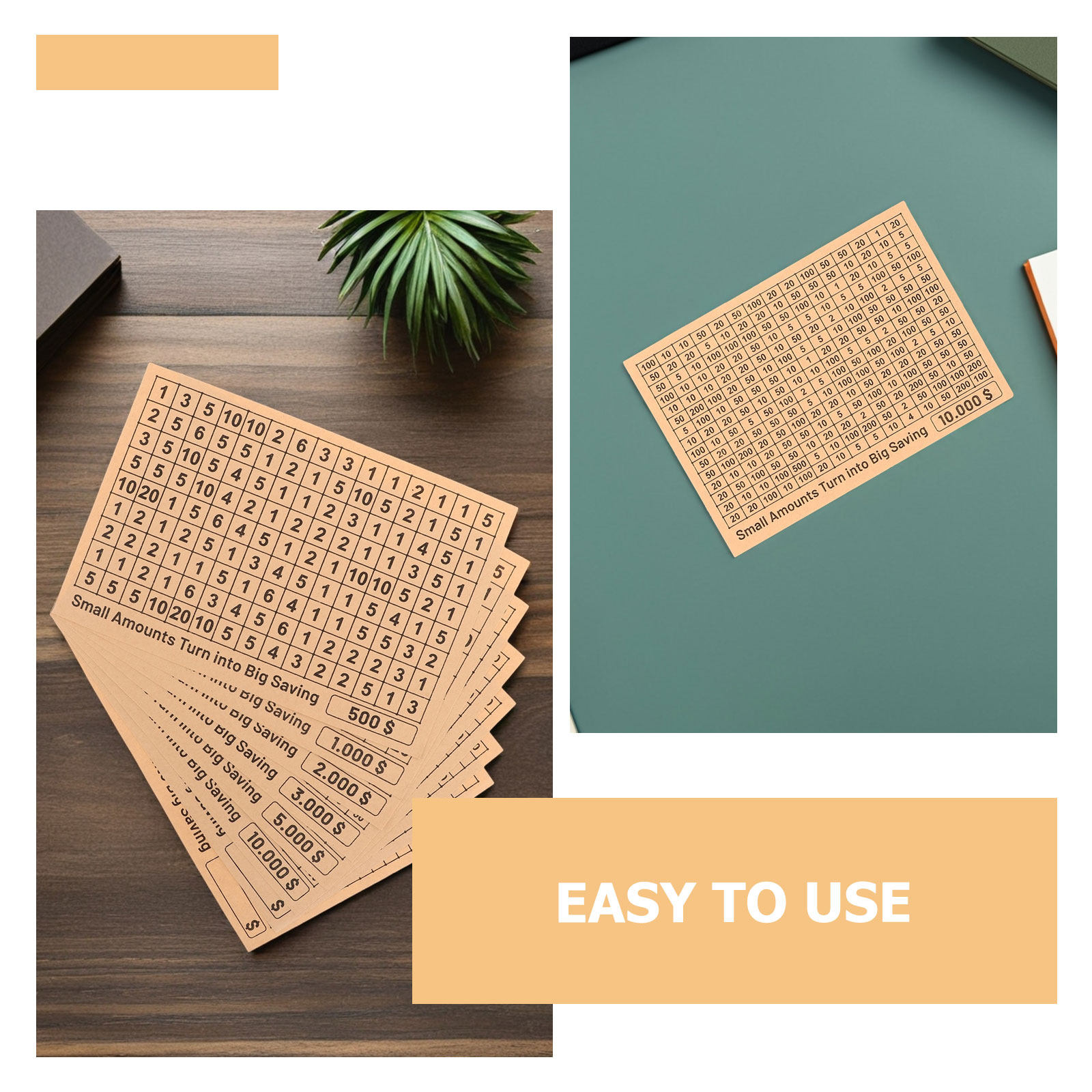 8 Sheets Money Saving Challeng - Home Office Budget avaliação e preço