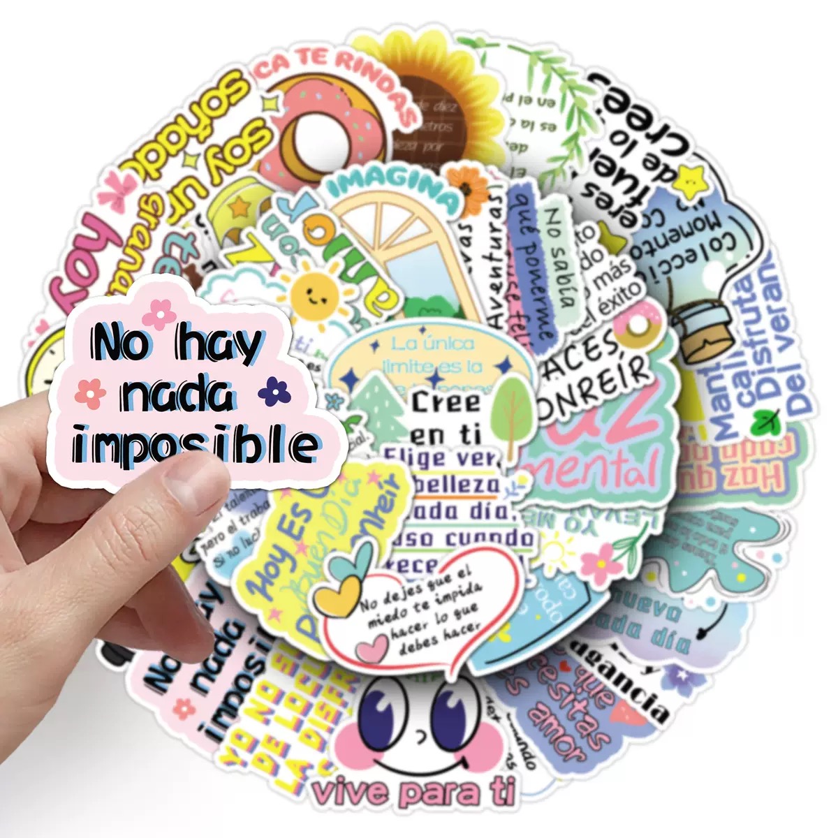 10/50Pcs Spanish Motivational  - Home Office Quotes avaliação e preço