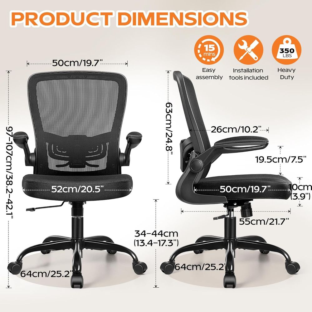 Mesh Desk Chair 2026 - Ergonom - Home Office Free avaliação e preço
