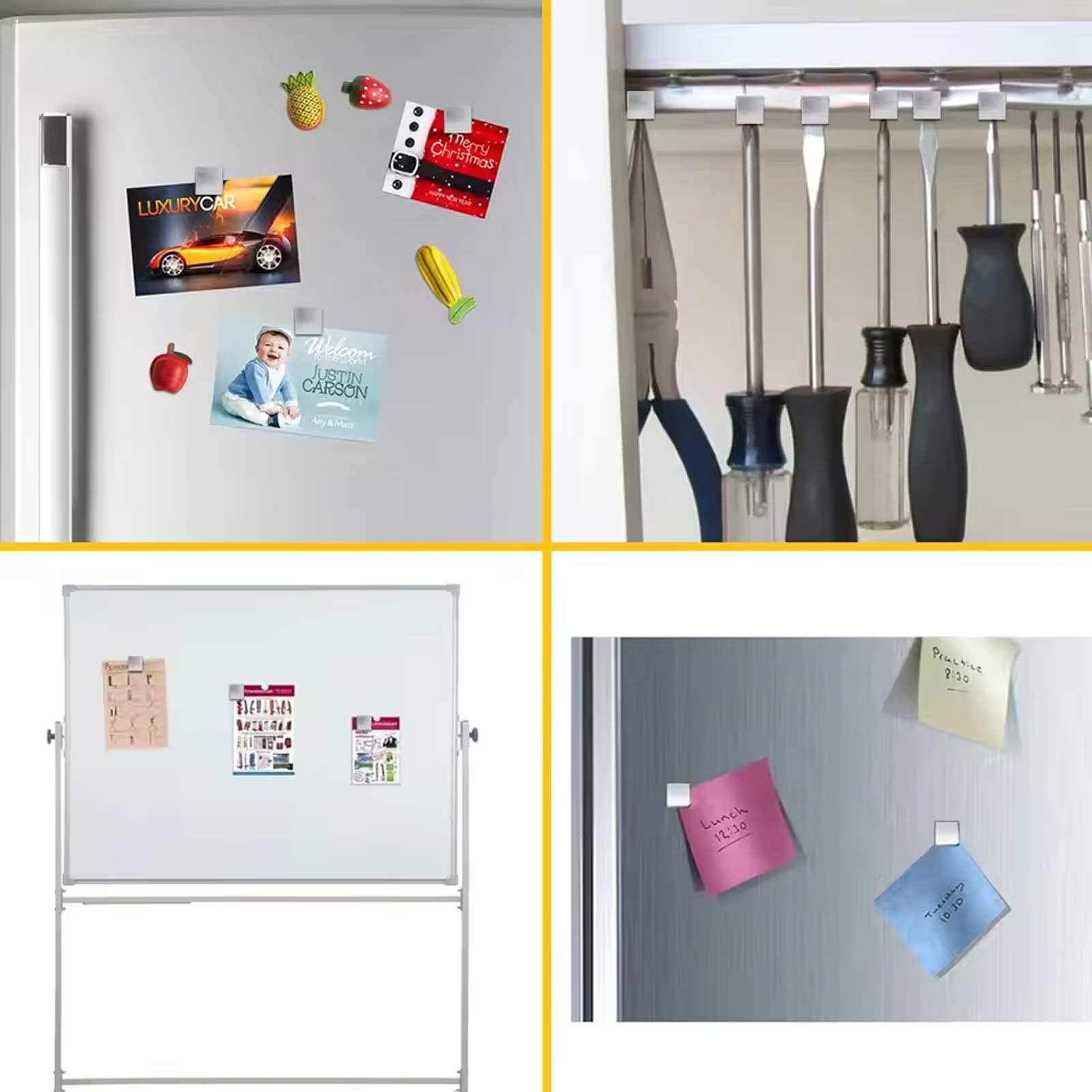 50/100 Pcs Small Square Magnet - Whiteboard Magnetic avaliação e preço
