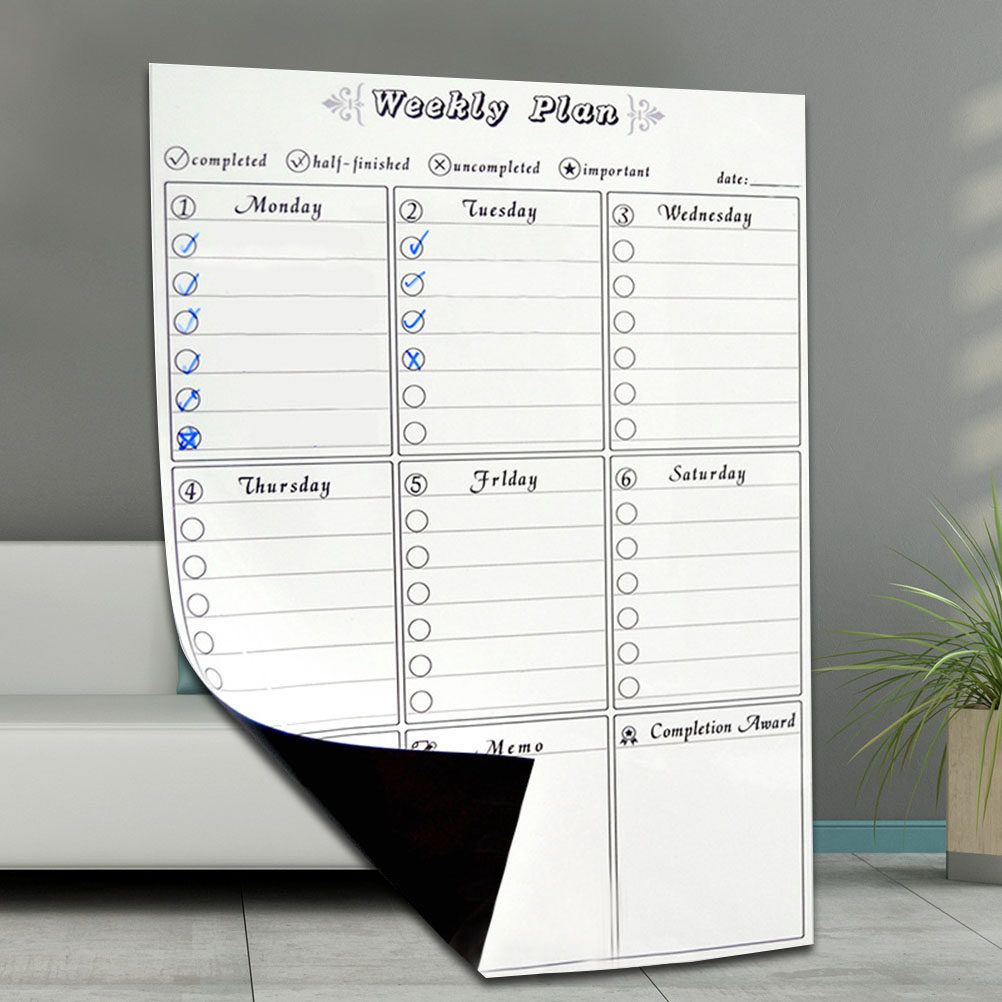 Magnetic Weekly Planner Refrig - Whiteboard Magnetic avaliação e preço