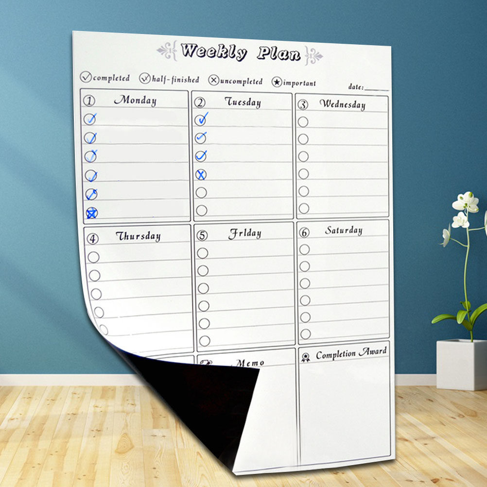 Magnetic Weekly Planner Refrig - Whiteboard Magnetic avaliação e preço