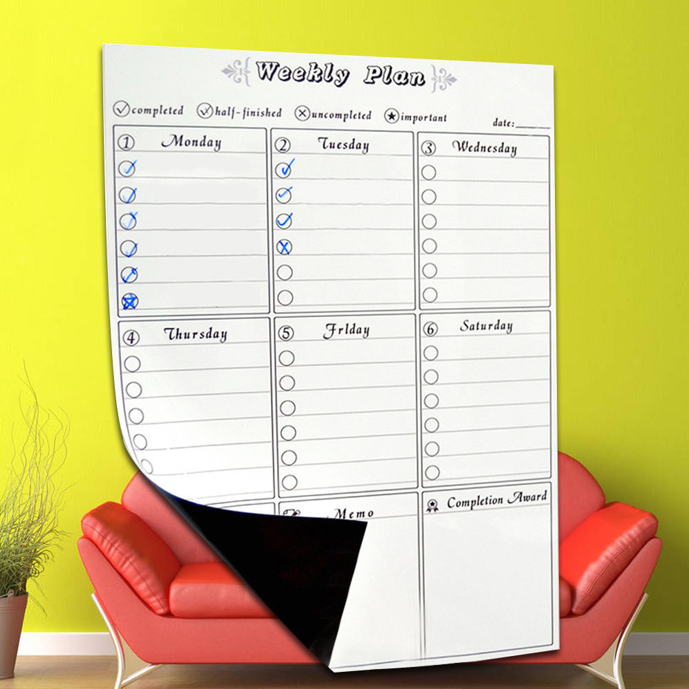 Magnetic Weekly Planner Refrig - Whiteboard Magnetic avaliação e preço