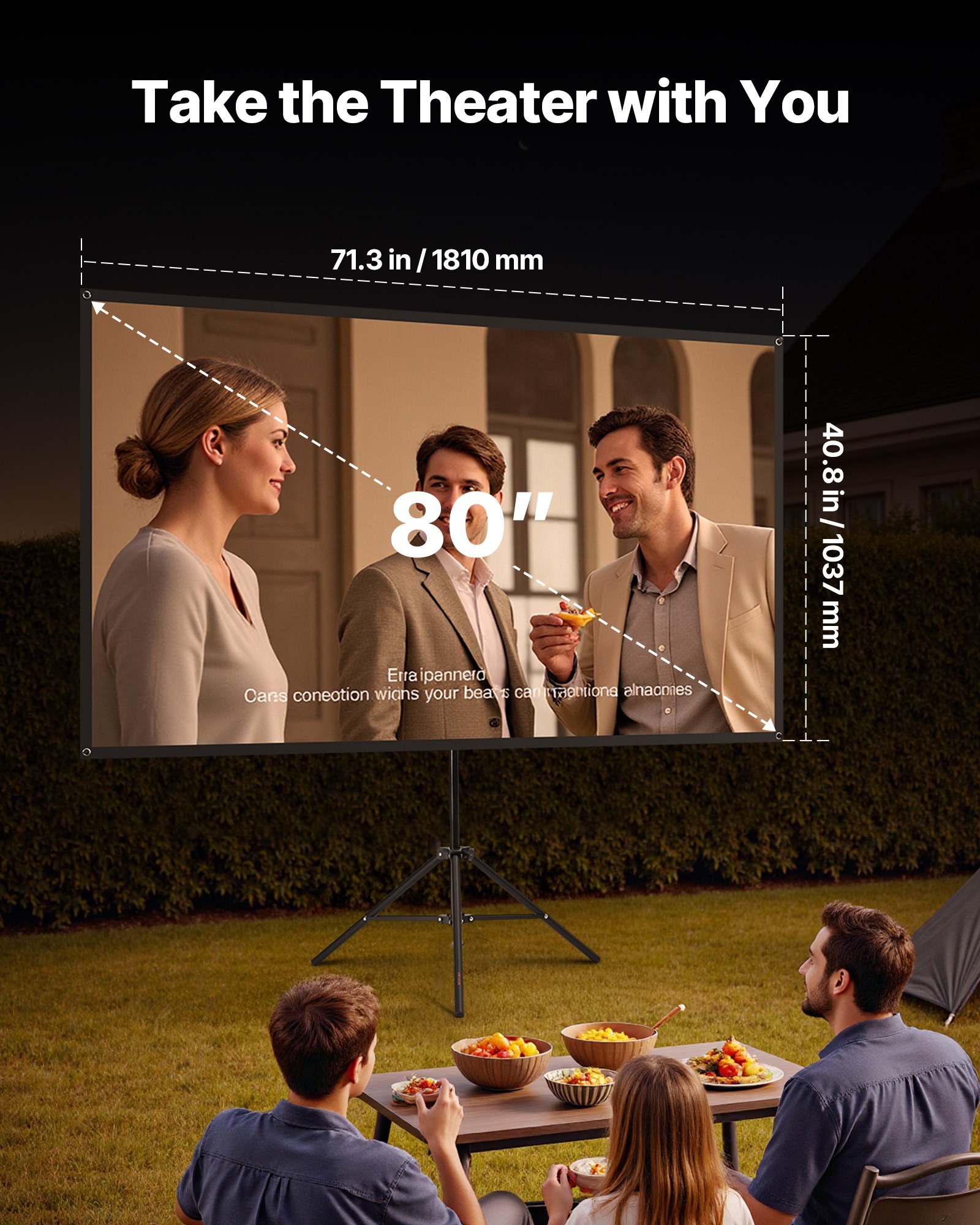 Tripod Projection Display 80 I - Home Office With View avaliação e preço