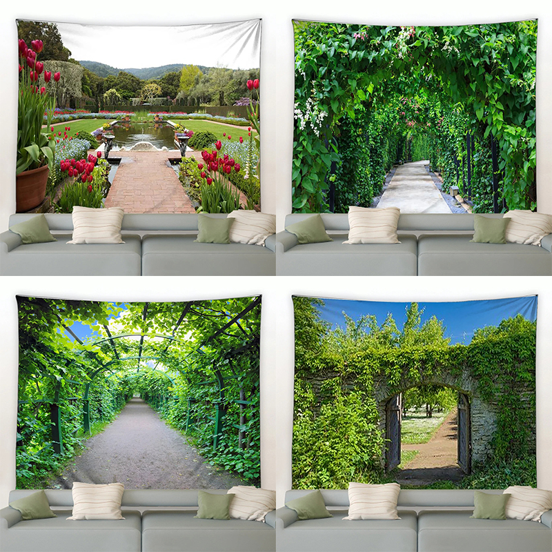 Home decoration tapestry hangi - Home Office With View avaliação e preço