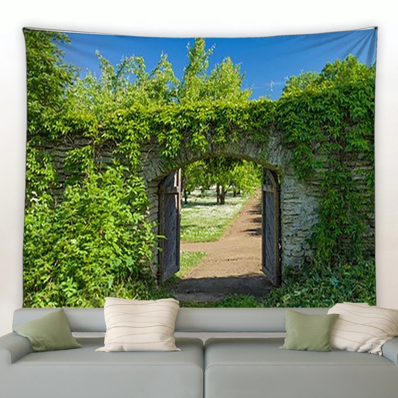 Home decoration tapestry hangi - Home Office With View avaliação e preço