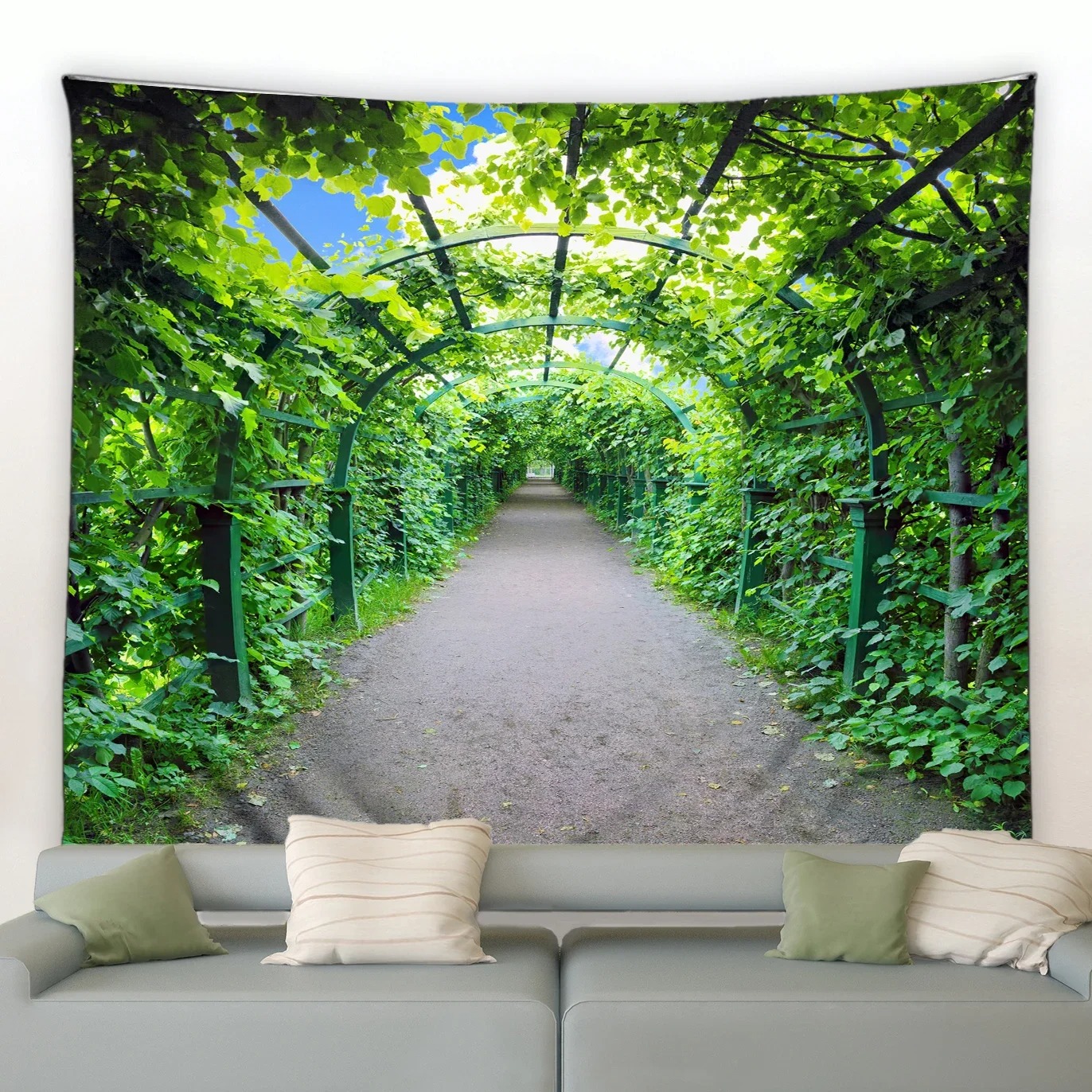 Home decoration tapestry hangi - Home Office With View avaliação e preço