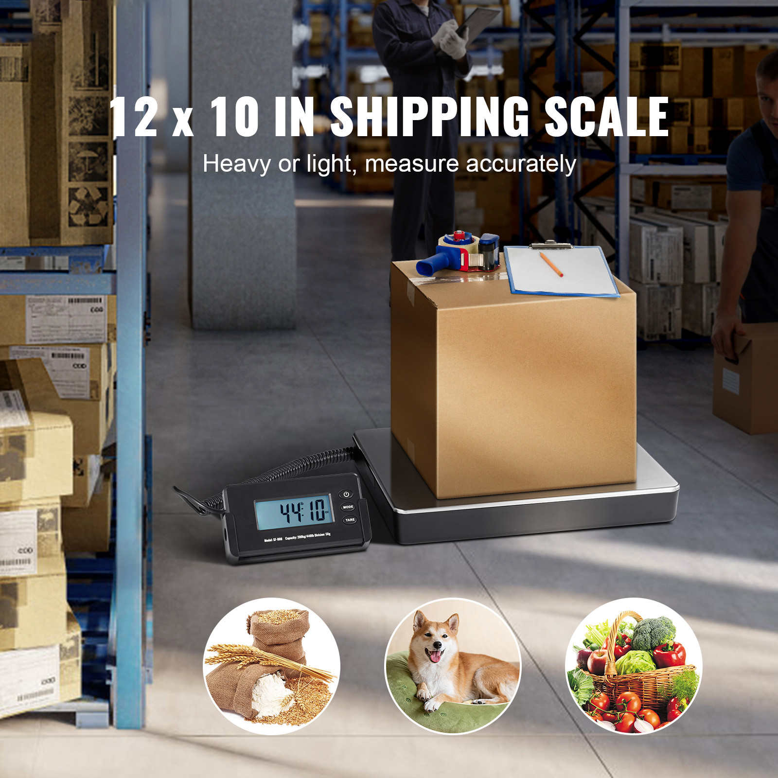 SucceBuy 440lbs Digital Shippi - Home Office X Post avaliação e preço