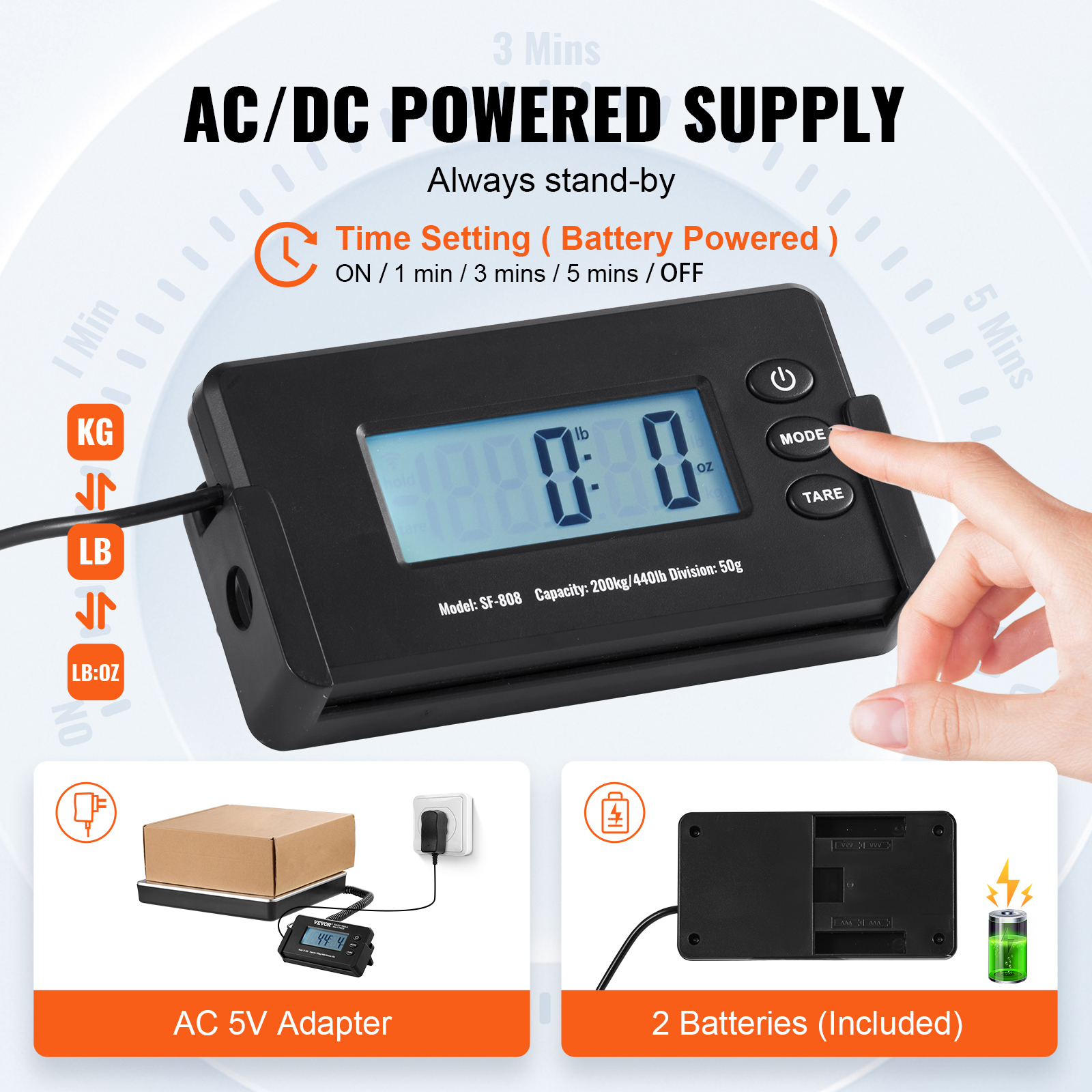 SucceBuy 440lbs Digital Shippi - Home Office X Post avaliação e preço