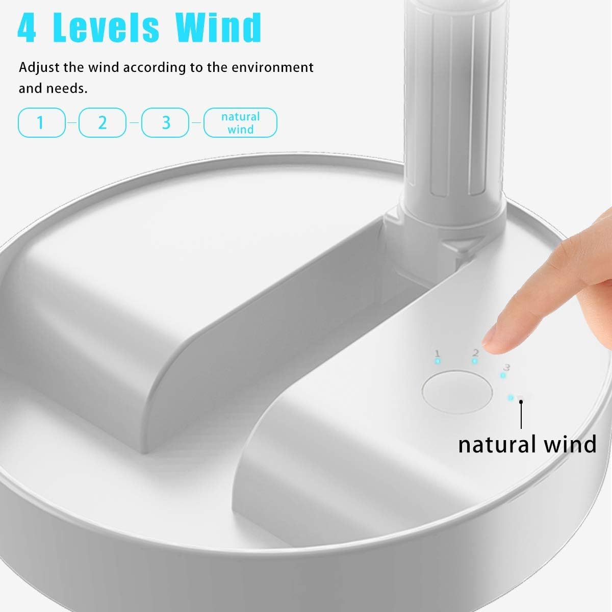 Folding Portable Stand Fan wit - Home Office Head avaliação e preço