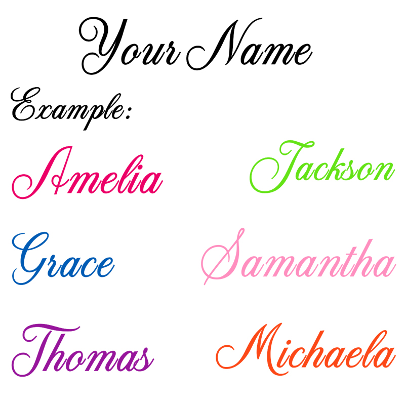 Personalized name vinyl decal  - Home Office Quotes avaliação e preço