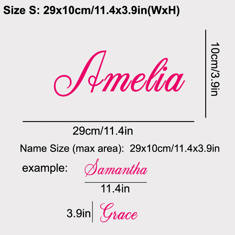 Personalized name vinyl decal  - Home Office Quotes avaliação e preço