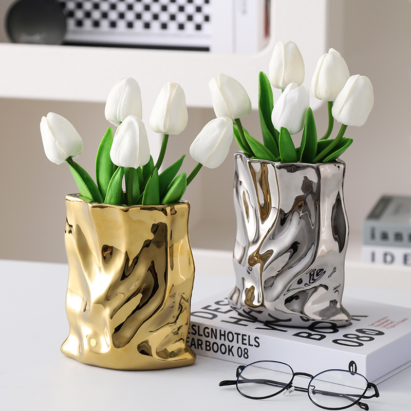 Nordic Ceramic Irregular Vase  - Home Office Form avaliação e preço